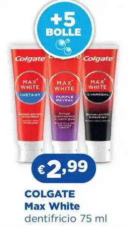 Acqua & Sapone COLGATE Max White dentifricio offerta