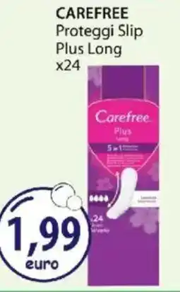Acqua & Sapone CAREFREE Proteggi Slip Plus Long x24 offerta