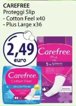 Acqua & Sapone CAREFREE Proteggi Slip - Cotton Feel x40 - Plus Large x36 offerta