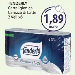 Acqua & Sapone TENDERLY Carta Igienica Carezza di Latte 2 Veli x6 offerta