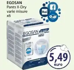 Acqua & Sapone EGOSAN Pants X-Dry varie misure x6 offerta