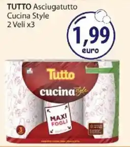Acqua & Sapone TUTTO Asciugatutto Cucina Style 2 Veli x3 offerta
