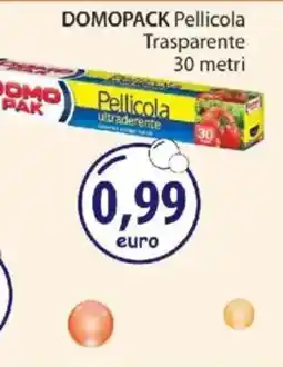 Acqua & Sapone DOMOPACK Pellicola Trasparente 30 metri offerta