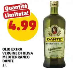 PENNY Olio extra vergine di oliva mediterraneo DANTE offerta