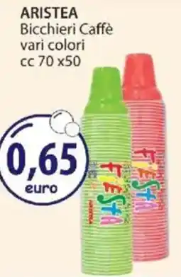 Acqua & Sapone ARISTEA Bicchieri Caffè CC 70x50 offerta