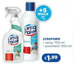 Acqua & Sapone LYSOFORM spray offerta