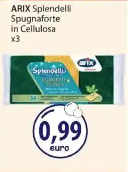 Acqua & Sapone ARIX Splendelli Spugnaforte in Cellulosa x3 offerta