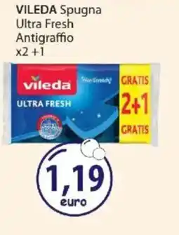 Acqua & Sapone VILEDA Spugna Ultra Fresh Antigraffio offerta