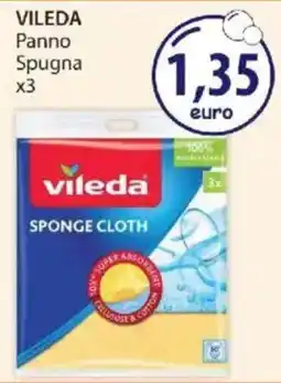 Acqua & Sapone VILEDA Panno Spugna x3 offerta