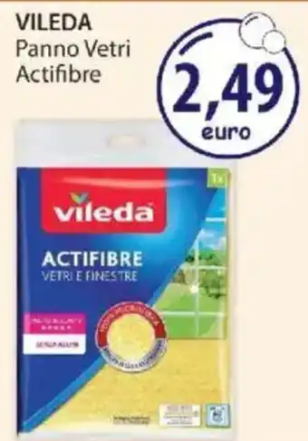 Acqua & Sapone VILEDA Panno Vetri Actifibre offerta