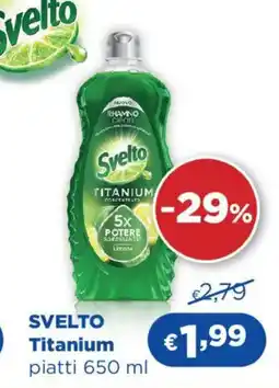 Acqua & Sapone SVELTO Titanium piatti offerta