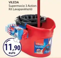 Acqua & Sapone VILEDA Supermocio 3 Action Kit Lavapavimenti offerta