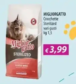 Acqua & Sapone MIGLIORGATTO Crocchette Sterilized offerta