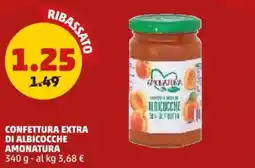 PENNY Confettura extra di albicocche AMONATURA offerta
