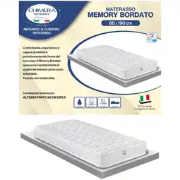 Ipercoop MATERASSO MEMORY BORDATO offerta