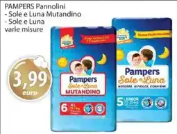 Acqua & Sapone PAMPERS Pannolini - Sole e Luna Mutandino -Sole e Luna offerta
