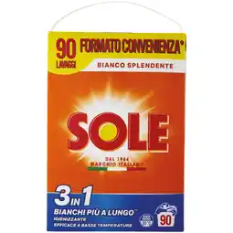 Ipercoop DETERSIVO IN POLVERE PER LAVATRICE SOLE offerta