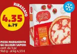 PENNY Pizza margherita GLI ALLEGRI SAPORI offerta
