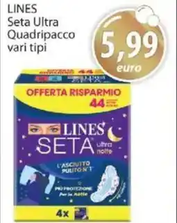 Acqua & Sapone LINES Seta Ultra Quadripacco offerta