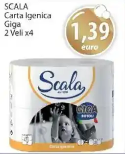 Acqua & Sapone SCALA Carta Igenica Giga 2 Veli x4 offerta