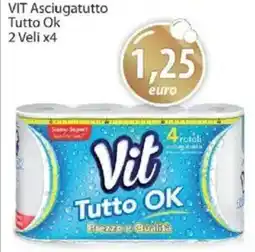 Acqua & Sapone VIT Asciugatutto Tutto Ok 2 Veli x4 offerta