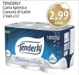 Acqua & Sapone TENDERLY Carta Igienica Carezza di Latte 2 Veli x12 offerta