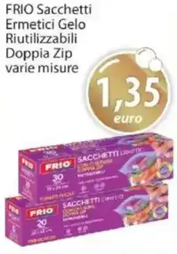Acqua & Sapone FRIO Sacchetti Ermetici Gelo Riutilizzabili Doppia Zip offerta
