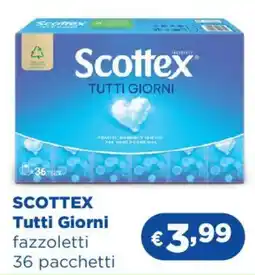 Acqua & Sapone SCOTTEX Tutti Giorni fazzoletti offerta