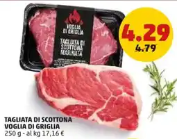 PENNY Tagliata di scottora VOCLIA DI GRIGLIA offerta