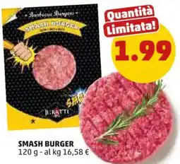 PENNY Smash burger offerta