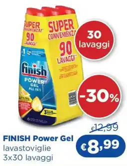 Acqua & Sapone FINISH Power Gel lavastoviglie offerta