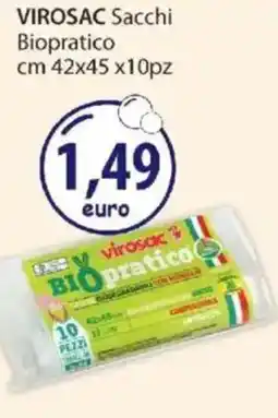 Acqua & Sapone VIROSAC Sacchi Biopratico cm 42x45 x10pz offerta