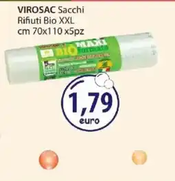 Acqua & Sapone VIROSAC Sacchi Rifiuti Bio XXL offerta