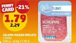 PENNY Salame magro WELLESS offerta