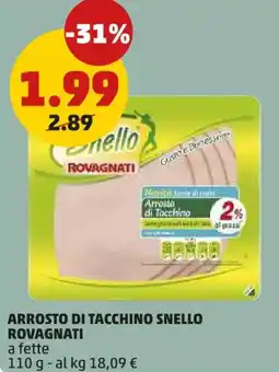 PENNY Arrosto di tacchino snello ROVAGNATI offerta