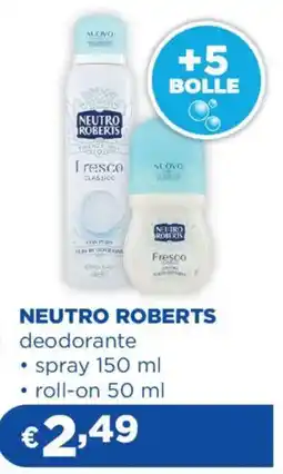 Acqua & Sapone NEUTRO ROBERTS deodorante offerta