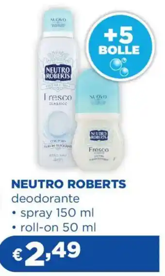 Acqua & Sapone NEUTRO ROBERTS deodorante offerta