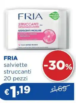 Acqua & Sapone FRIA salviette struccanti 20 pezzi offerta