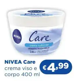 Acqua & Sapone NIVEA Care crema viso e corpo offerta