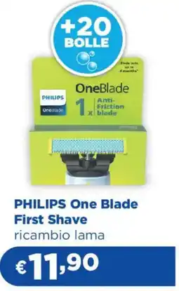 Acqua & Sapone PHILIPS One Blade First Shave ricambio lama offerta