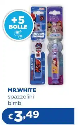 Acqua & Sapone MR.WHITE spazzolini bimbi offerta