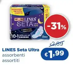 Acqua & Sapone LINES Seta Ultra assorbenti offerta