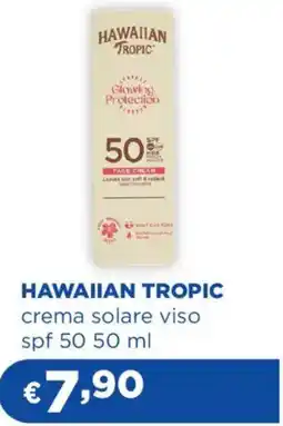 Acqua & Sapone HAWAIIAN TROPIC crema solare viso spf 50 offerta