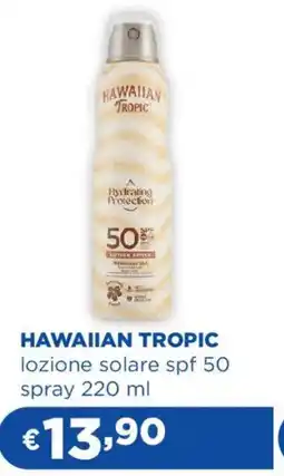 Acqua & Sapone HAWAIIAN TROPIC lozione solare spf 50 spray offerta