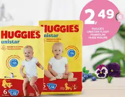 Extra Supermercati Huggies unistar flash pannolini offerta