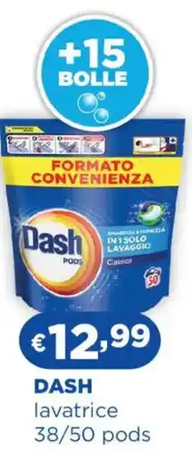 Acqua & Sapone DASH lavatrice 38/50 pods offerta