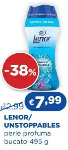 Acqua & Sapone LENOR/ UNSTOPPABLES perle profuma bucato offerta