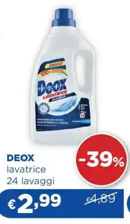 Acqua & Sapone DEOX lavatrice offerta