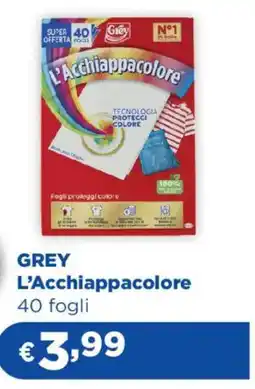 Acqua & Sapone GREY L'Acchiappacolore 40 fogli offerta