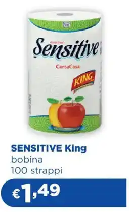 Acqua & Sapone SENSITIVE King bobina 100 strappi offerta